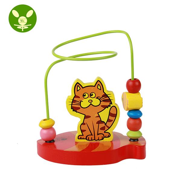 儿童串珠绕珠小猫小狗